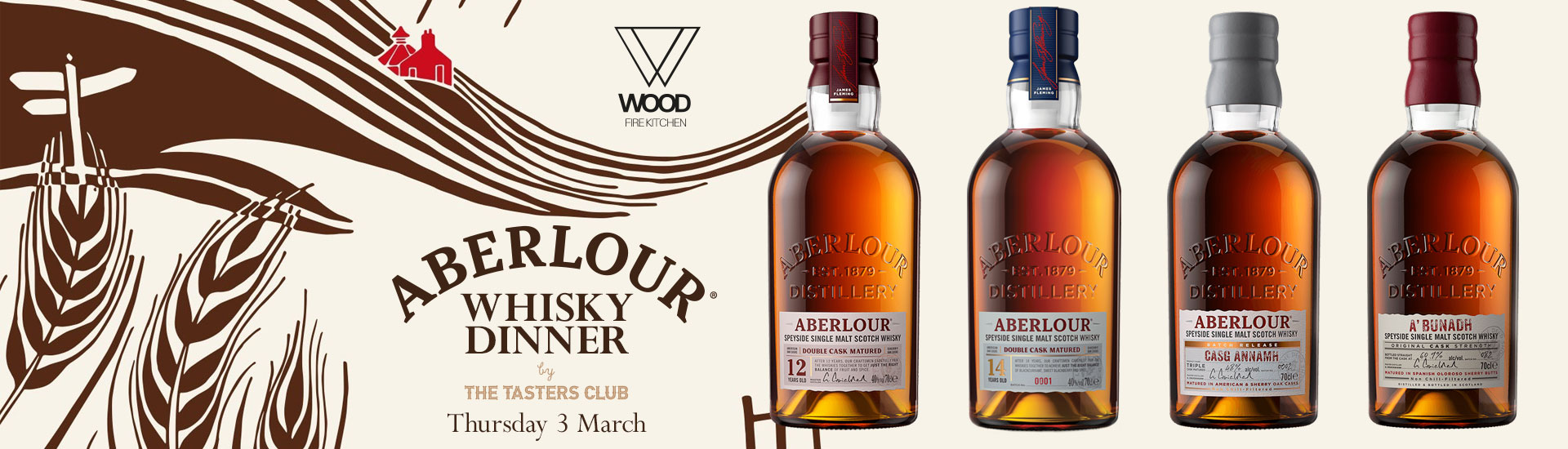 The Tasters Club Aberlour whisky dinner