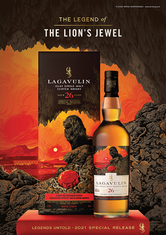 Lagavulin 26 years old legends untold