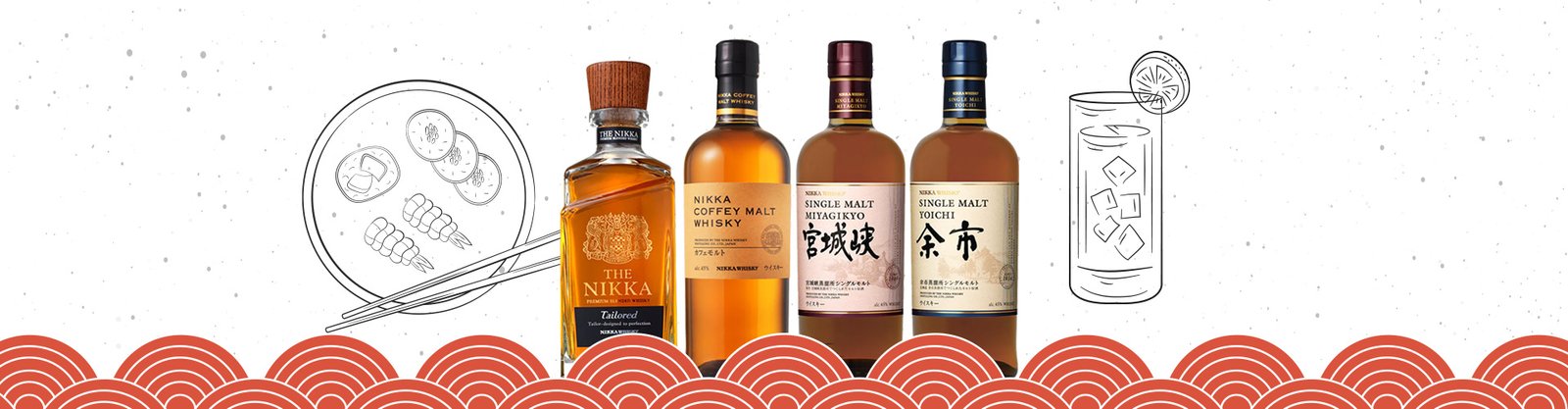 Nikka Japanese Night tasting and finger food with cocktails by Whisky Live Athens and The Tasters Club