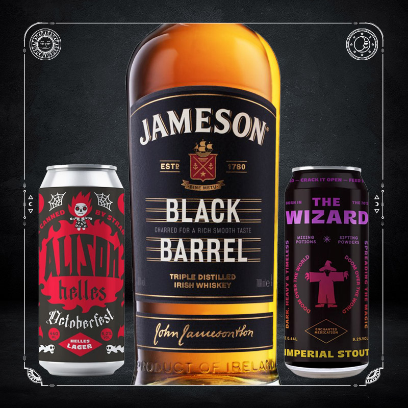 Tasting-Day-96-Halloween-whisky-tasting-Jameson-Black-Barrel-Strange-Brew-Alison-Helles-The-Wizard The Tasters Club Tasting Day 96 Halloween whisky tasting JAMESON Black Barrel, Strange Brew Alison Helles Octoberfest Lager, Strange Brew The Wizard Imperial