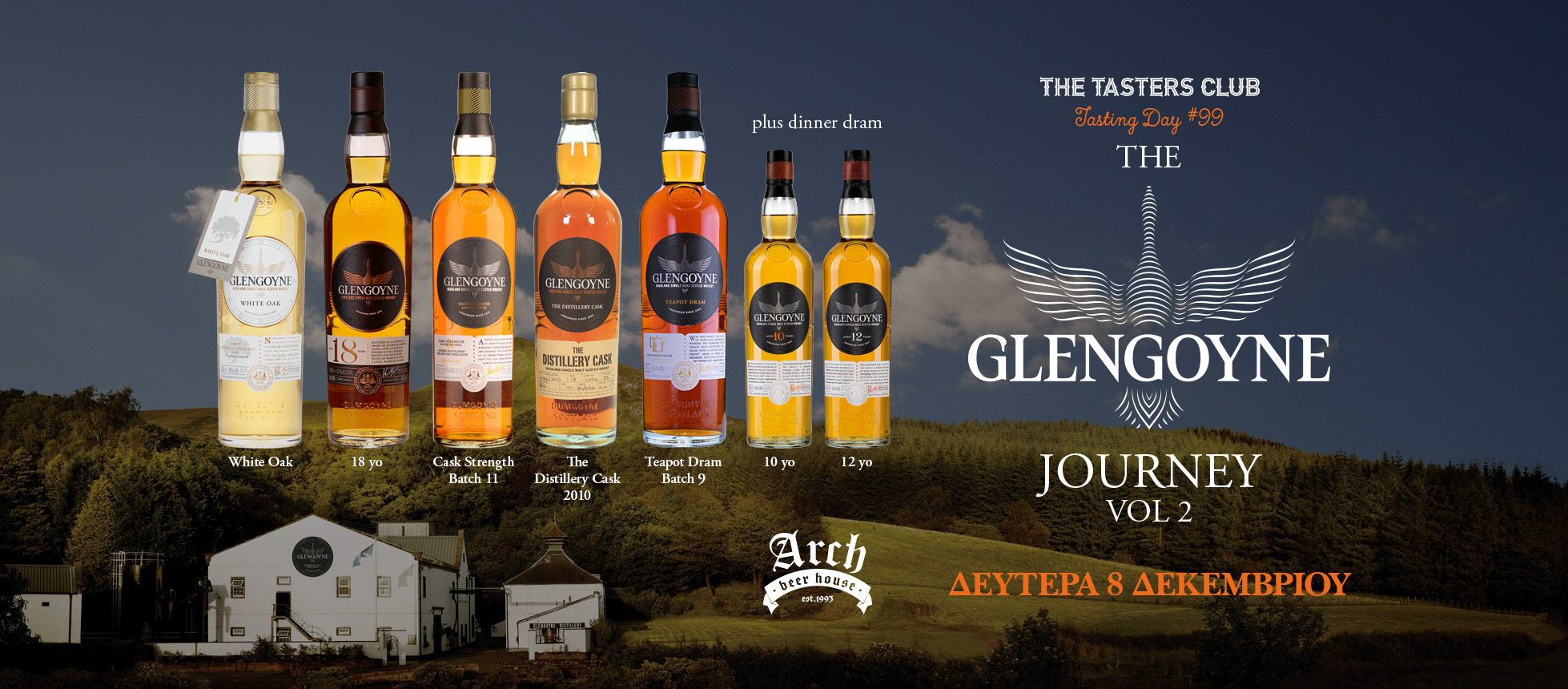 The Tasters Club Tasting Day 99 Glengoyne whisky tasting