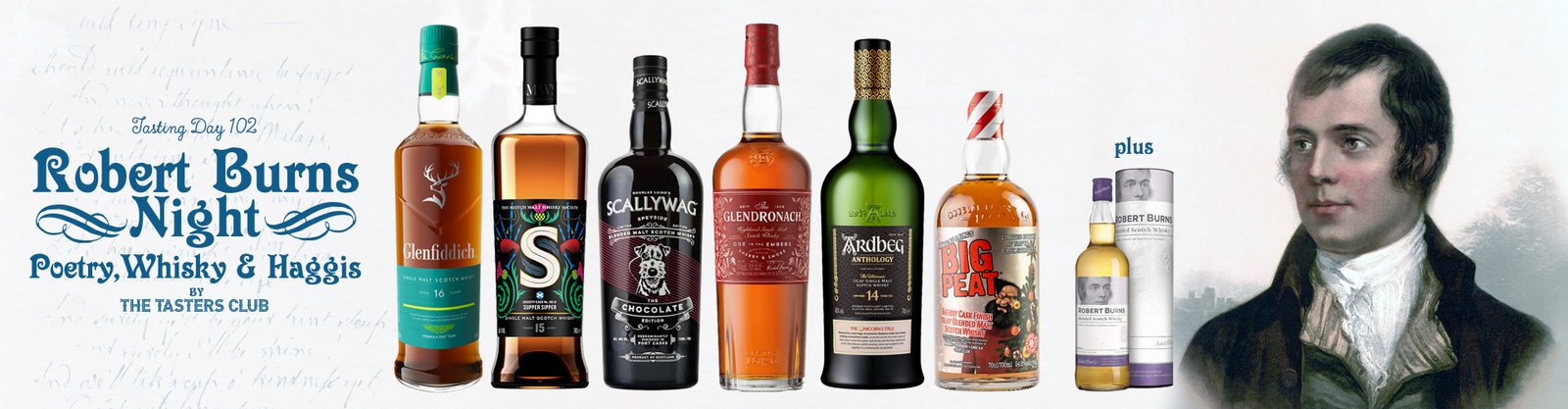 The Tasters Club Tasting Day 102 Robert Burns Night 2026