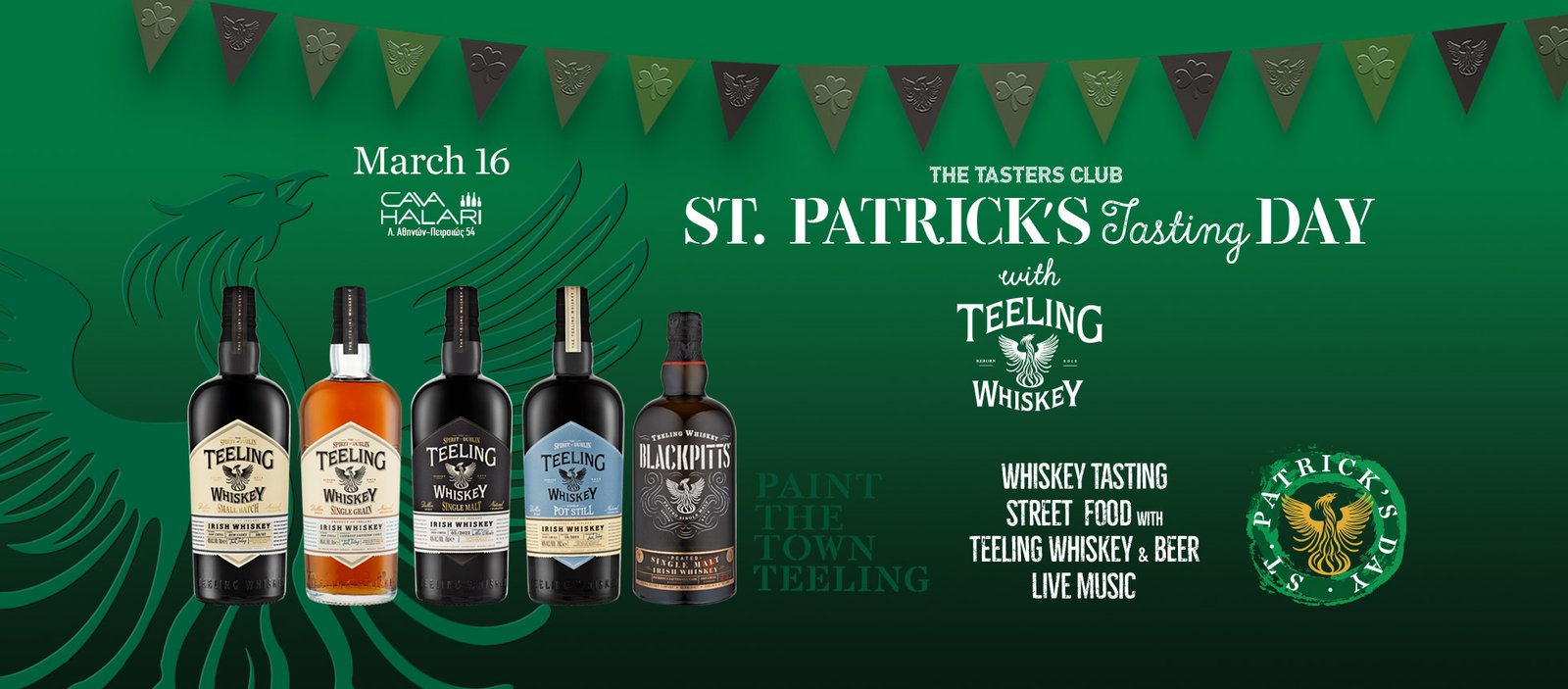 The Tasters Club Saint Patrick’s Tasting Day with Teeling
