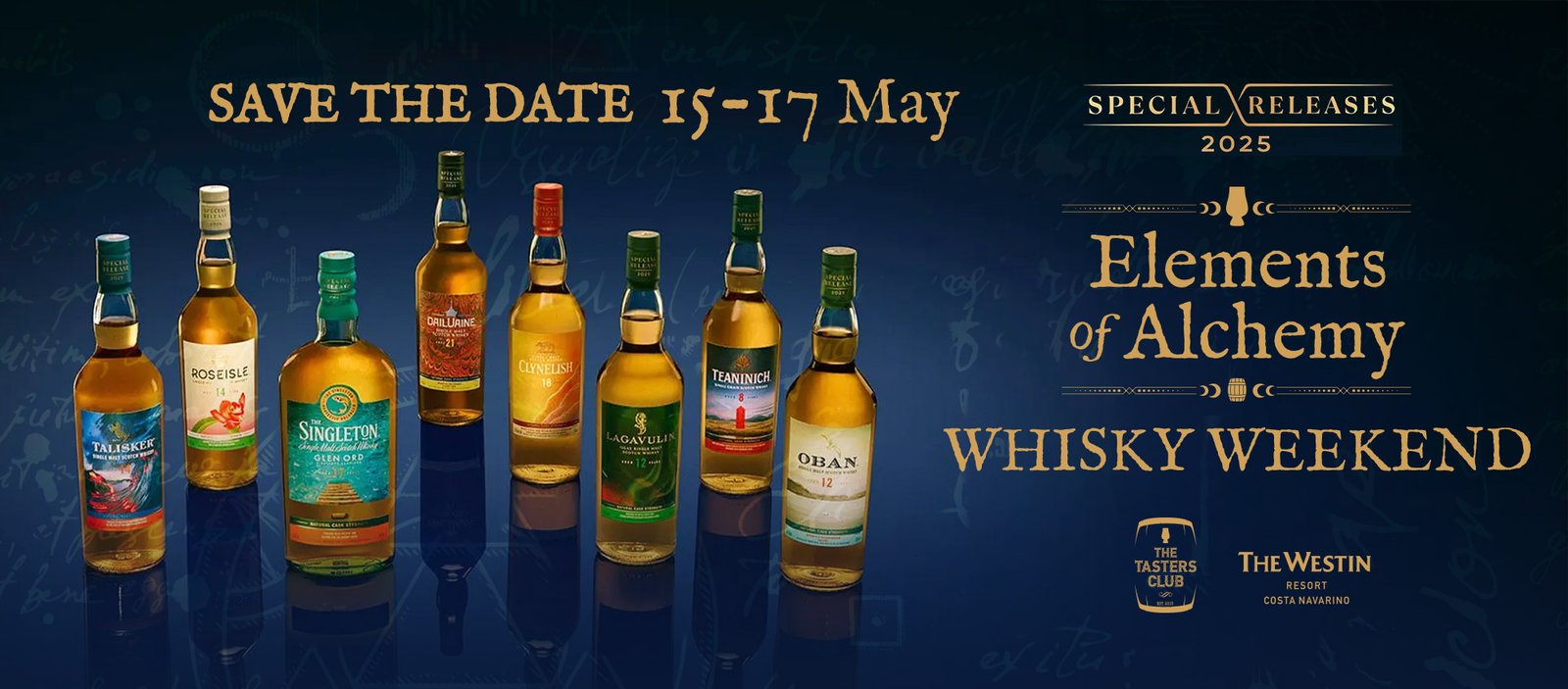 The Tasters Club whisky weekend 2026 Costa Navarino