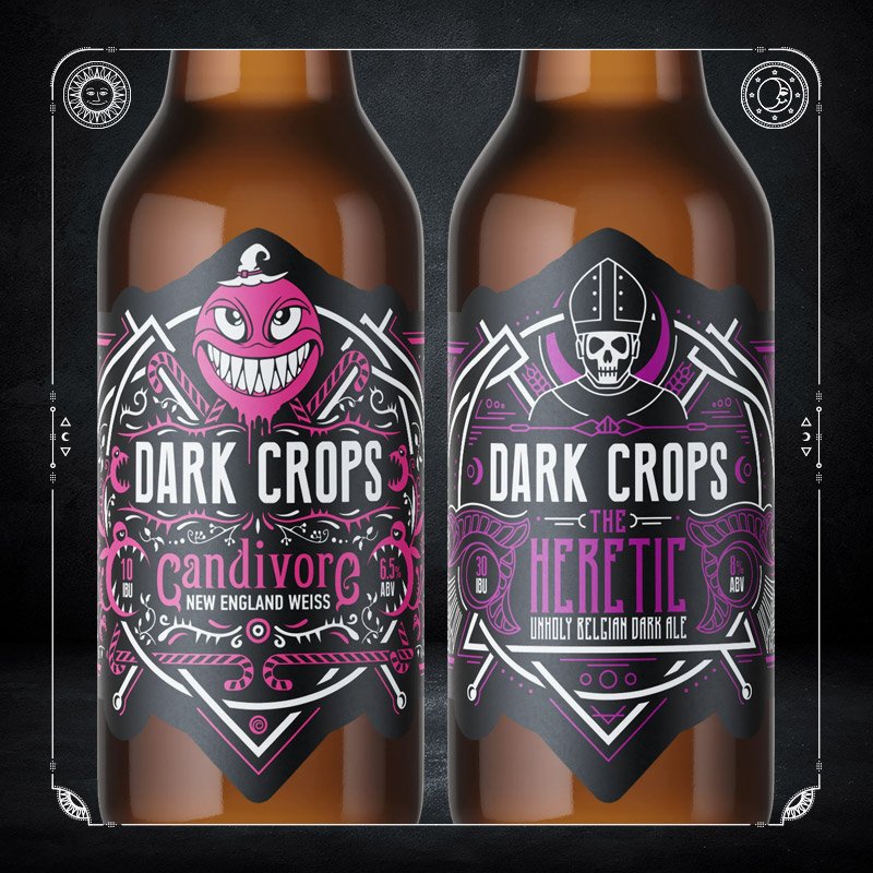 The Tasters Club Tasting Day 109 Halloween whisky tasting Dark Corps HERETIC Dark Ale and Dark Corps CANDIVORE Weiss