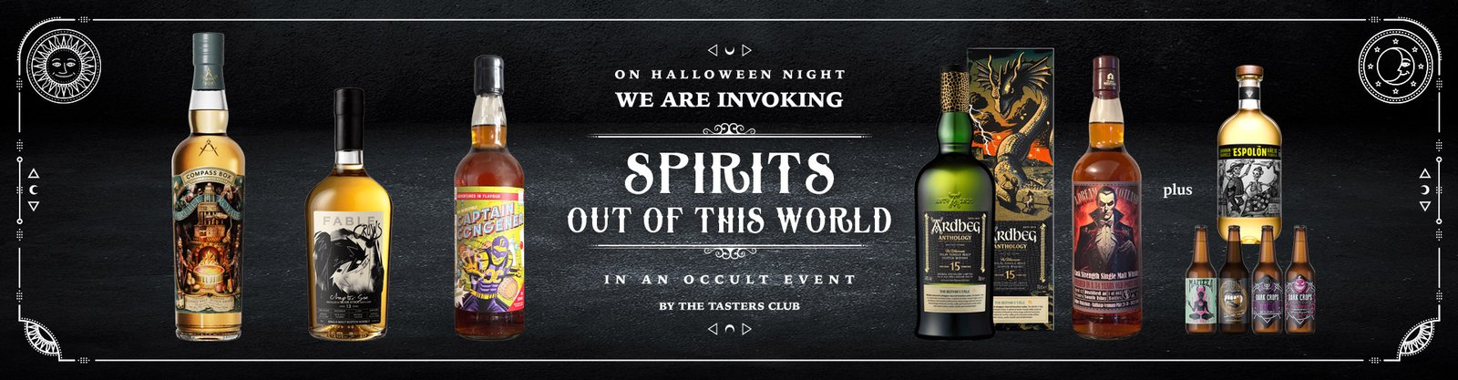 The Tasters Club Tasting Day 109 Halloween whisky tasting