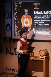 whiskey tasting bourbon four roses small batch the tasters club ουισκι