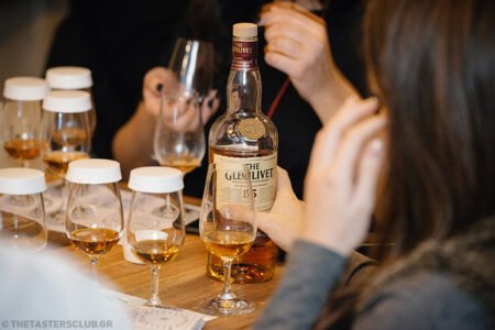 whisky tasting The Glenlivet 15 year old the tasters club ουισκι