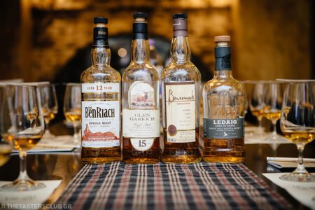 whisky tasting BenRiach Glen Garioch Benromach Ledaig the tasters club ουισκι αδικημενα αποστακτηρια