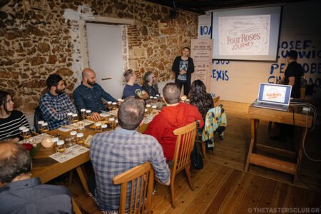 whiskey tasting bourbon four roses the tasters club ουισκι μηλιώνης