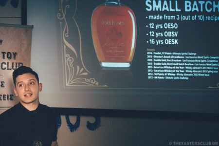whiskey tasting bourbon four roses small batch the tasters club ουισκι