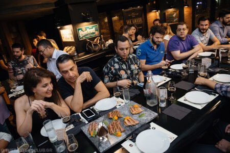 beer tasting the tasters club the lazy bulldog pub μπυρα