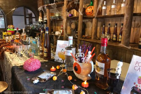 the tasters club halloween cocktails the ranch mount gay rum botanist gin