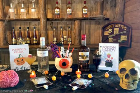 the tasters club halloween cocktails the ranch mount gay rum botanist gin