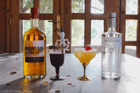 the tasters club halloween cocktails the ranch mount gay rum botanist gin
