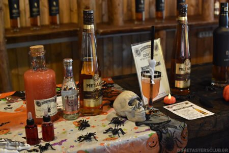 the tasters club halloween cocktails the ranch metaxa honey