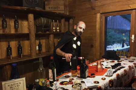 the tasters club halloween cocktails the ranch raven rare whisky metaxa honey Ploumis