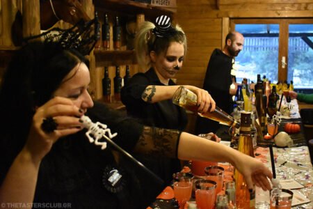 the tasters club halloween cocktails the ranch raven rare whisky metaxa honey Chrisovitsioti Syrrakou Ploumis