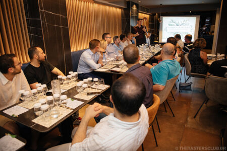 the tasters club gin tasting day amber