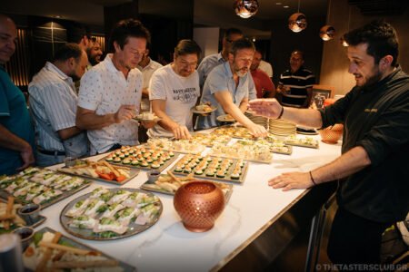 the tasters club gin tasting day amber