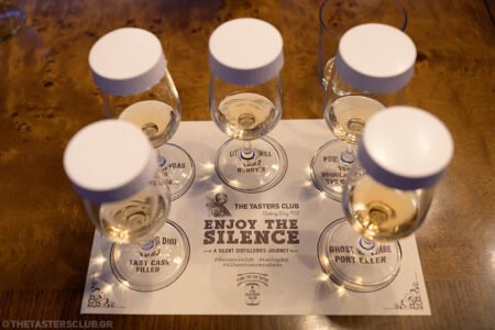 The Tasters Club Tasting Day #33 about silent distilleries. Dallas Dhu 1983 Last Cask Filled, Port Dundas 1980 35 yo - SMWS, Littlemill 1992 20 yo - Berry’s, Port Ellen 1982 26 yo - Douglas Laing: The Old Malt Cask, Ghost And Rare Port Ellen. the tasters club whisky tasting day silent distilleries 42barstronomy ουισκι