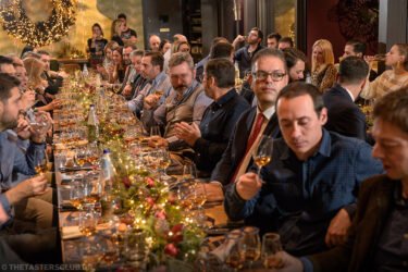 The Tasters Club Mortlach Christmas whisky dinner with 3 courses and Mortlach 12 yo The Wee Witchie, Mortlach 16 yo Distiller's Dram, Mortlach 15 yo Six Kingdoms mortlach xmas whisky dinner the tasters club