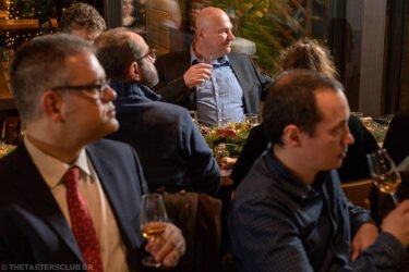 The Tasters Club Mortlach Christmas whisky dinner with 3 courses and Mortlach 12 yo The Wee Witchie, Mortlach 16 yo Distiller's Dram, Mortlach 15 yo Six Kingdoms mortlach xmas whisky dinner the tasters club