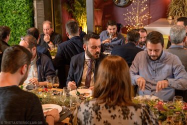 The Tasters Club Mortlach Christmas whisky dinner with 3 courses and Mortlach 12 yo The Wee Witchie, Mortlach 16 yo Distiller's Dram, Mortlach 15 yo Six Kingdoms mortlach xmas whisky dinner the tasters club