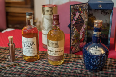 The Tasters Club Tasting Day #38 Robert Burns Night. Copper Dog, Arran Robert Burns, Royal Salute 21 years old The Signature Blend, Glenfiddich 21 years old Reserva Rum Cask Finish, Macallan 15 years old Triple Cask Matured, Caol Ila 15 years old Unpeated - Special Releases 2018 robert burns night 2020 the tasters club whisky tasting