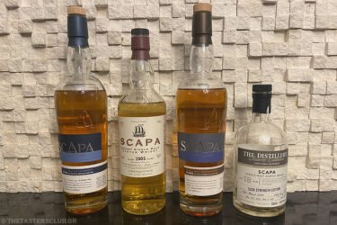 The Tasters Club Tasting Day 42 Scapa whisky tasting