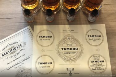 The Tasters Club Tasting Day 44 Tamdhu whisky tasting Gordon Dundas masterclass