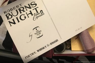 The Tasters Club Tasting Day 46 Robert Burns Night 2021