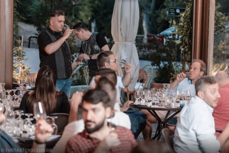 The Tasters Club Tasting Day 53 Blandoch whisky tasting En Flya bar Yiannis Milionis Petros Charizopoulos