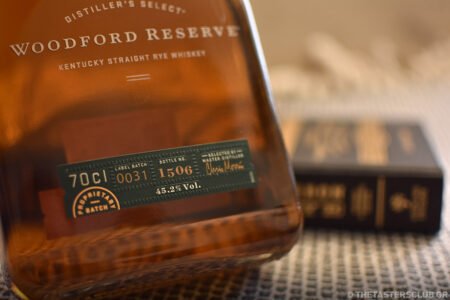The Tasters Club Tasting Day 54 rye whiskey tasting Woodford Reserve