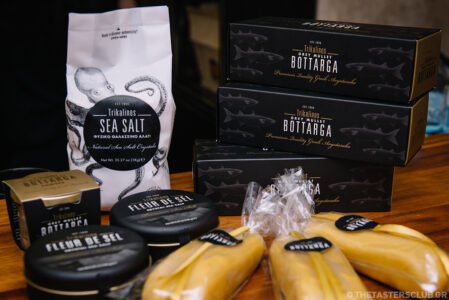 The Tasters Club Tasting Day 9 Bruichladdich distillery tasting v4bistrot Trikalinos Bottarga