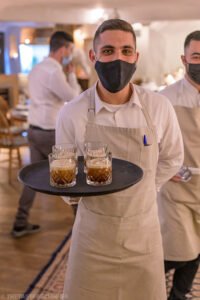 The Tasters Club Talisker Christmas whisky dinner Blue Fish restaurant