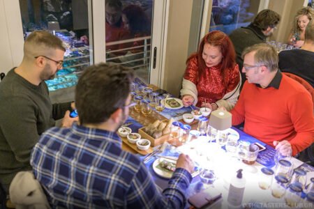 The Tasters Club Talisker Christmas whisky dinner Blue Fish restaurant