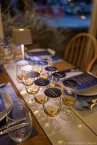 The Tasters Club Talisker Christmas whisky dinner Blue Fish restaurant