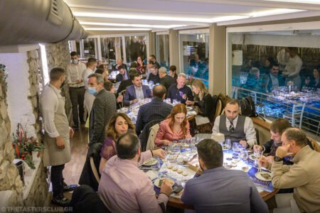 The Tasters Club Talisker Christmas whisky dinner Blue Fish restaurant