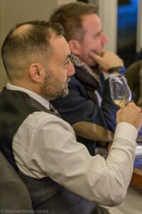 The Tasters Club Talisker Christmas whisky dinner Blue Fish restaurant