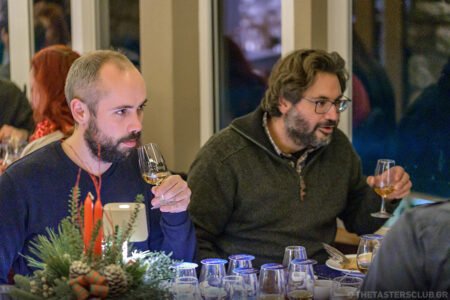 The Tasters Club Talisker Christmas whisky dinner Blue Fish restaurant