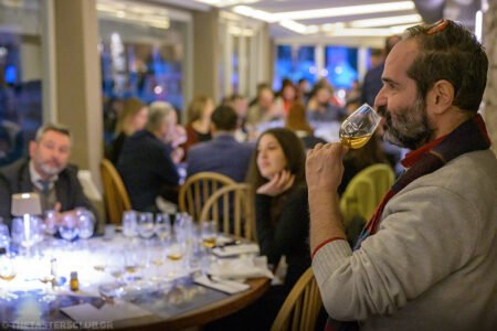 The Tasters Club Talisker Christmas whisky dinner Blue Fish restaurant