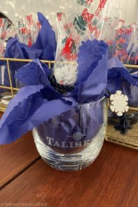 The Tasters Club Talisker Christmas whisky dinner Blue Fish restaurant