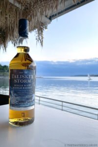 The Tasters Club Talisker Christmas whisky dinner Blue Fish restaurant