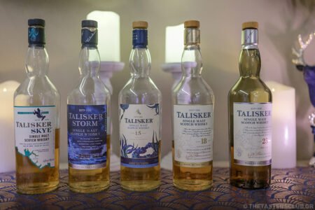 The Tasters Club Talisker Christmas whisky dinner Blue Fish restaurant