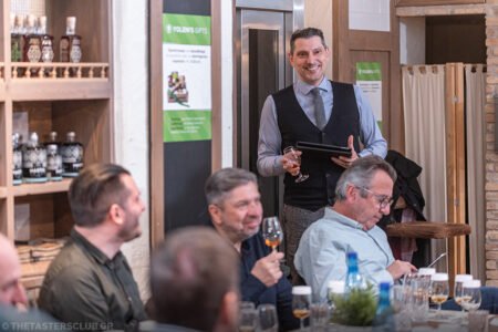 The Tasters Club Tasting Day 59 Smokehead Islay whisky tasting Yiannis Milionis