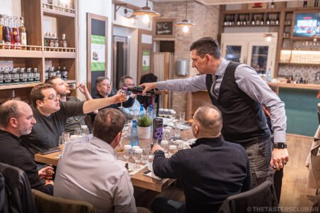 The Tasters Club Tasting Day 59 Smokehead Islay whisky tasting Yiannis Milionis