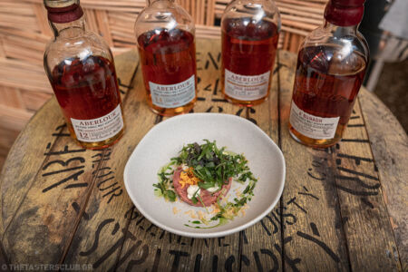 The Tasters Club Aberlour whisky dinner