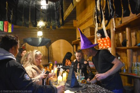 spooky cocktails party at the ranch with Cutty Sark whisky and Sierra tequila