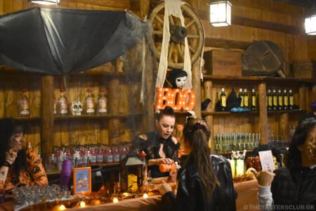 spooky cocktails party at the ranch with Cutty Sark whisky and Sierra tequila